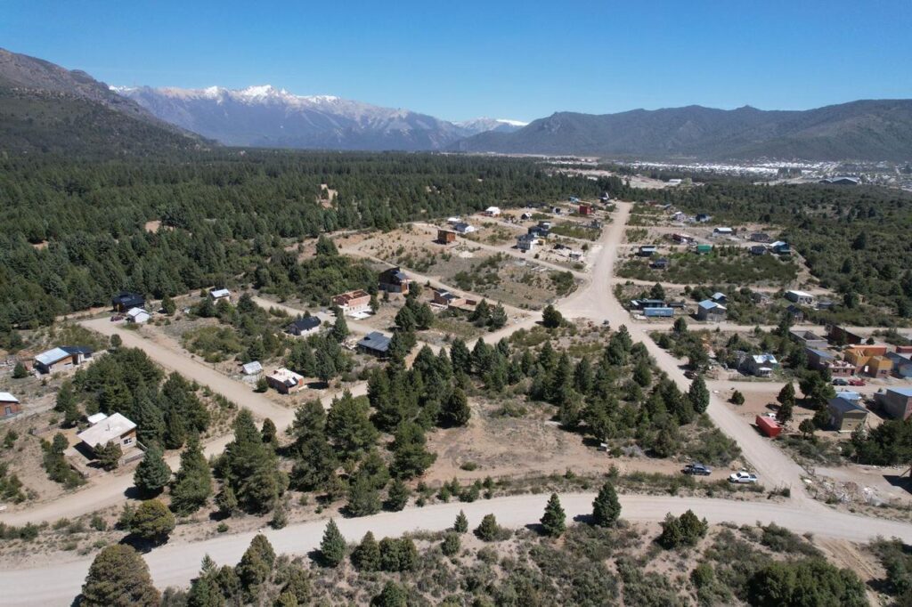 Vista del predio en Bariloche